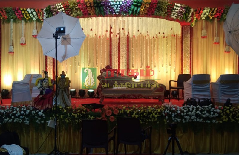 WeddingHallDecorationKovilpattiWeddingStageDecoration Wedding